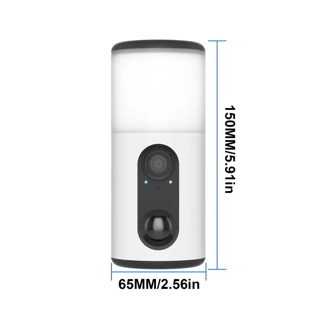 Caméra Extérieure Solaire Wi-Fi Avec Projecteur LED