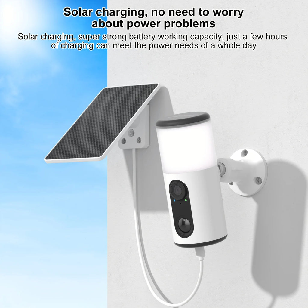 Caméra Extérieure Solaire Wi-Fi Avec Projecteur LED — photo 2