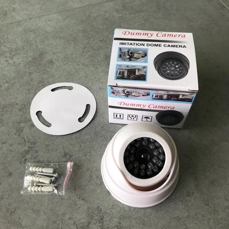 Caméra Factice de Sécurité avec LED Clignotante
