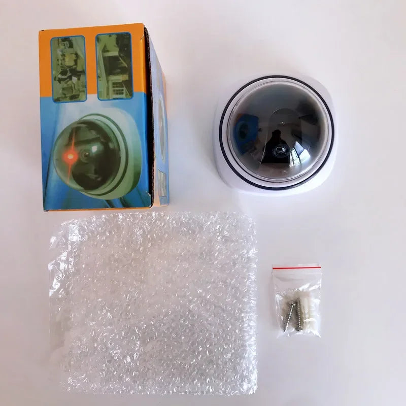 Caméra Factice de Sécurité avec LED Clignotante