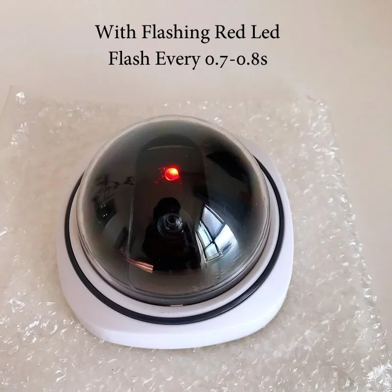 Caméra Factice de Sécurité avec LED Clignotante
