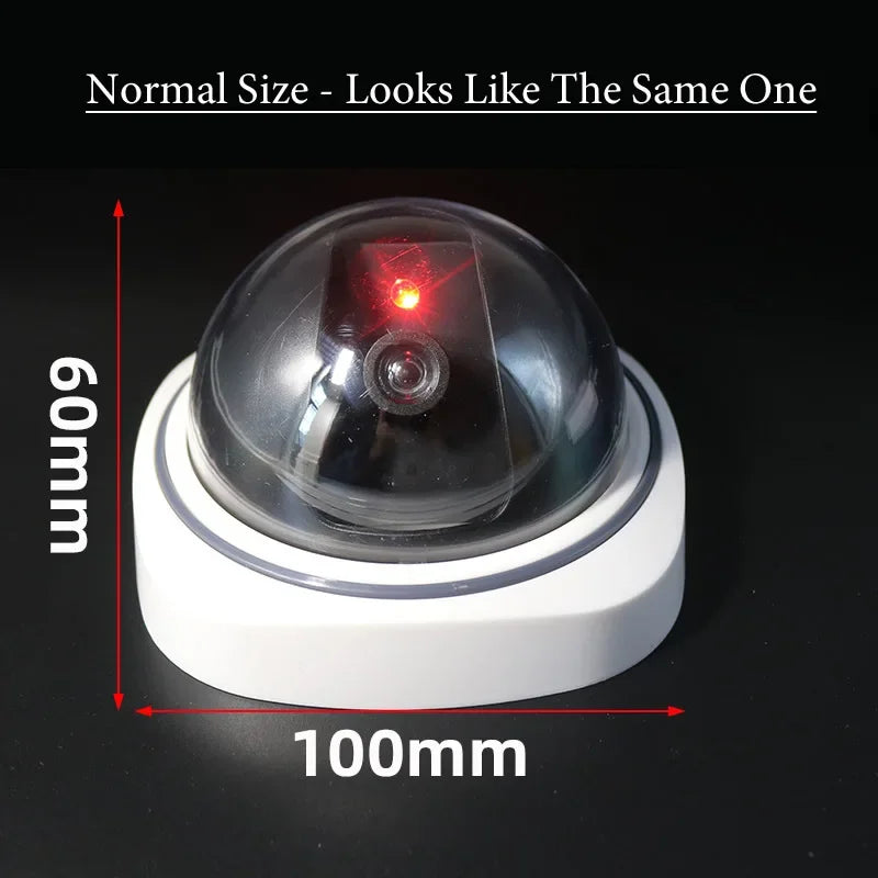Caméra Factice de Sécurité avec LED Clignotante