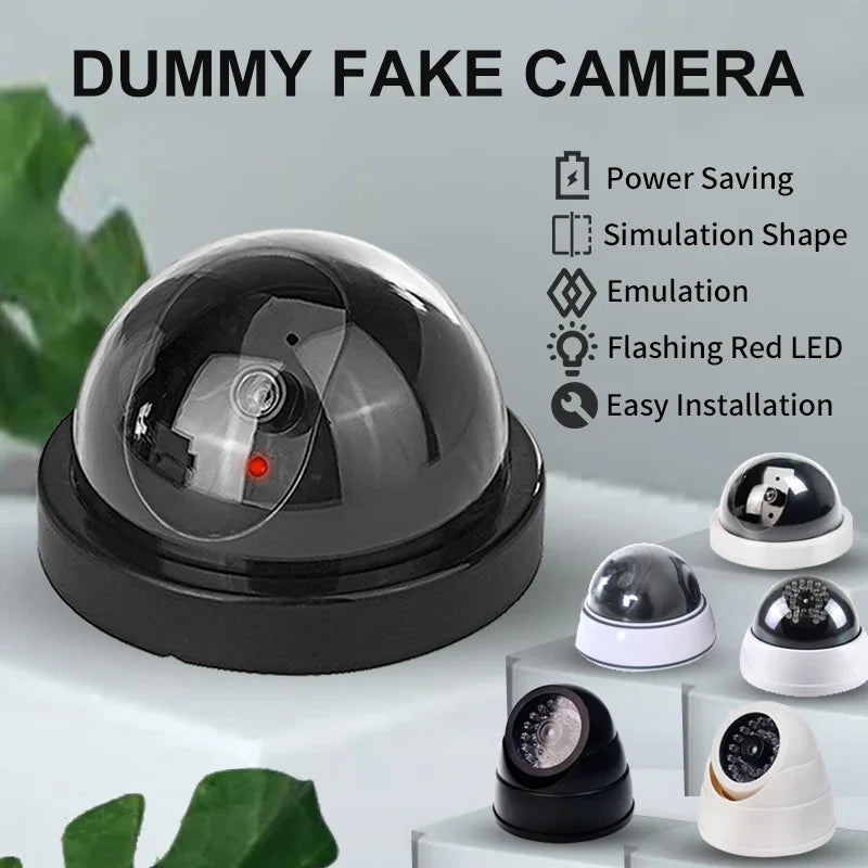 Caméra Factice Dôme Avec LED Rouge
