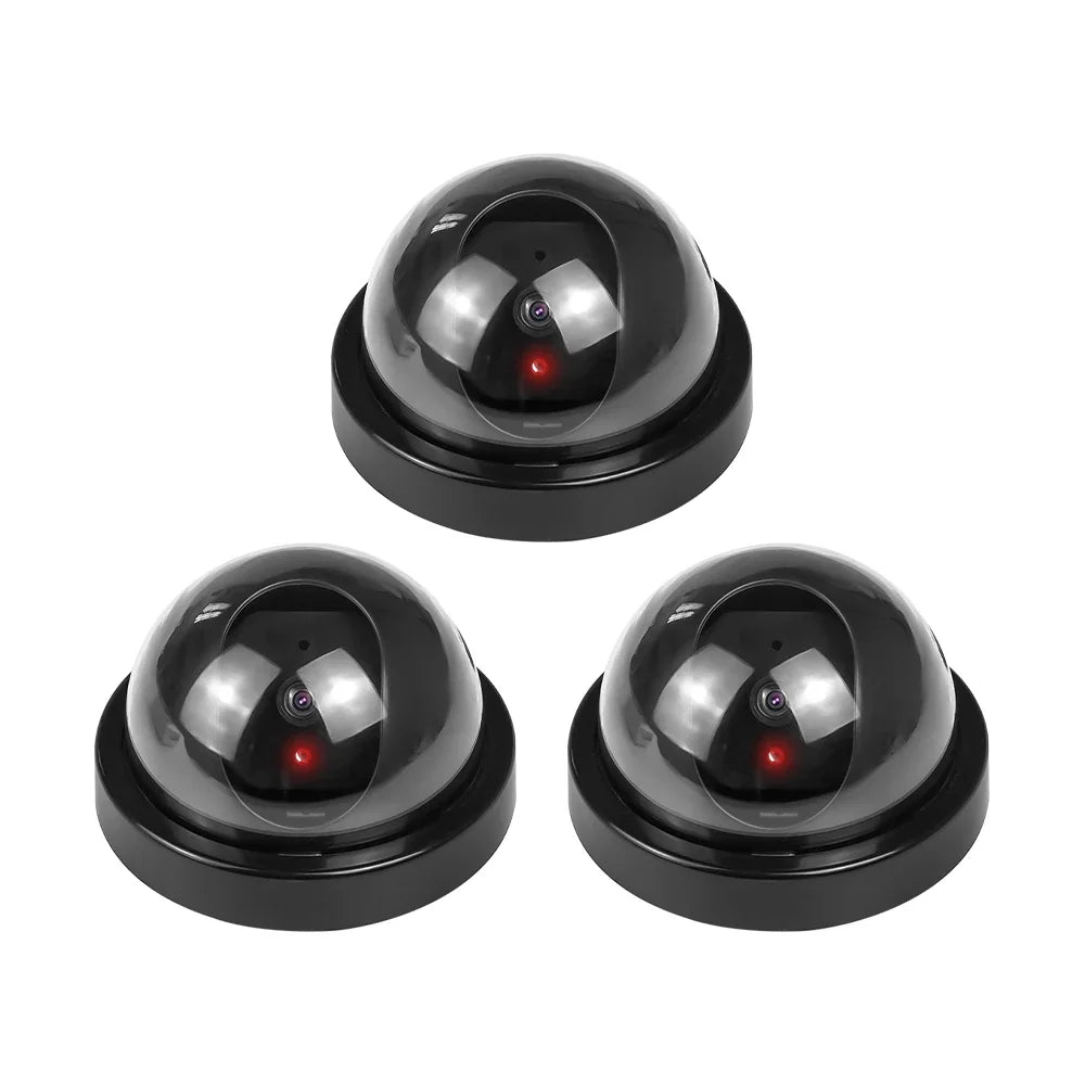 Caméra Factice Dôme Avec LED Rouge