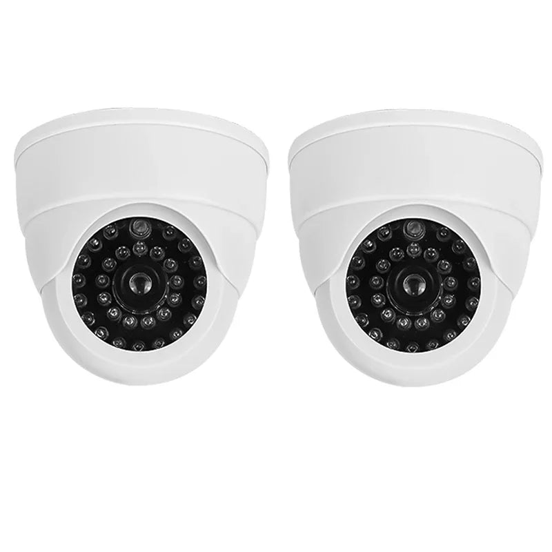 Caméra Factice LED De Sécurité Dôme Réaliste
