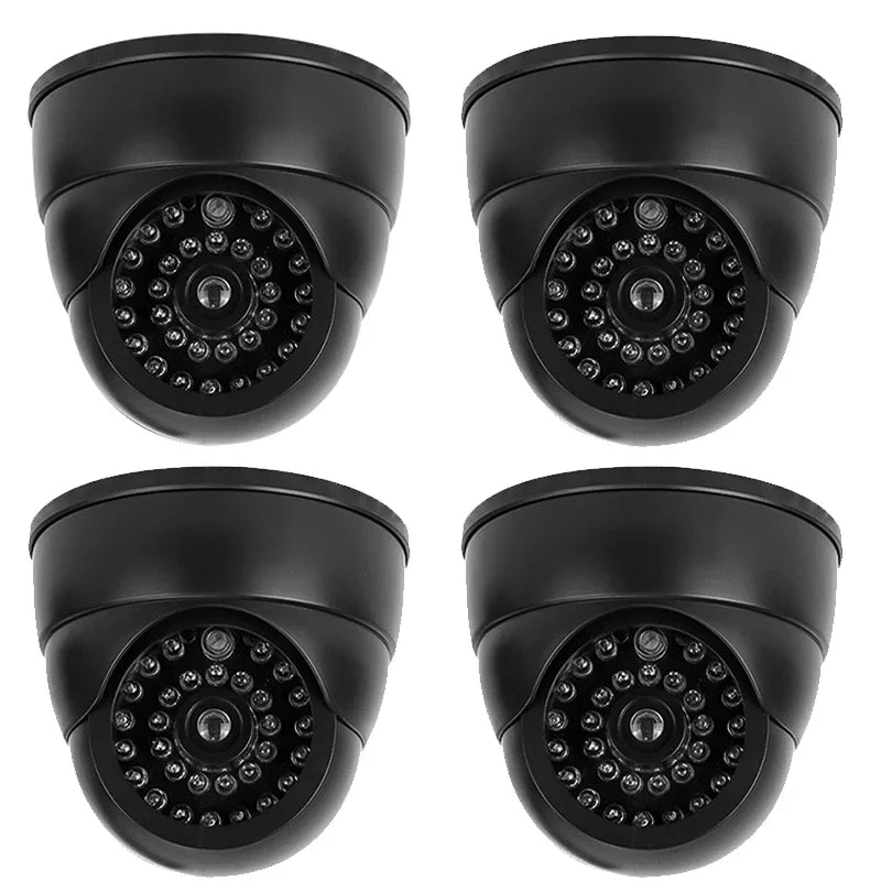 Caméra Factice LED De Sécurité Dôme Réaliste