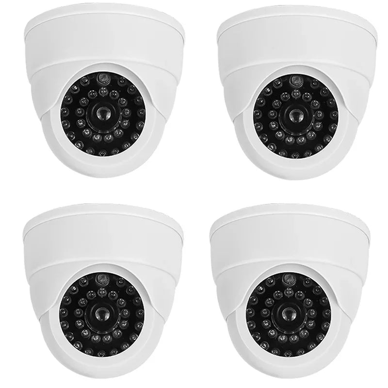 Caméra Factice LED De Sécurité Dôme Réaliste