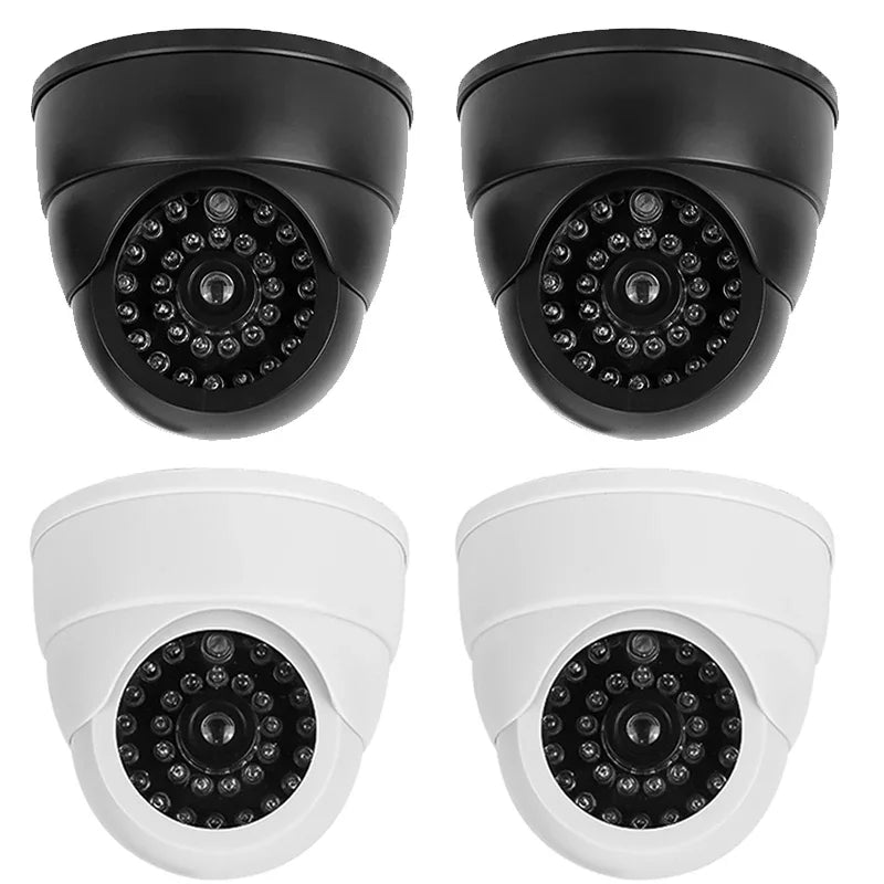 Caméra Factice LED De Sécurité Dôme Réaliste