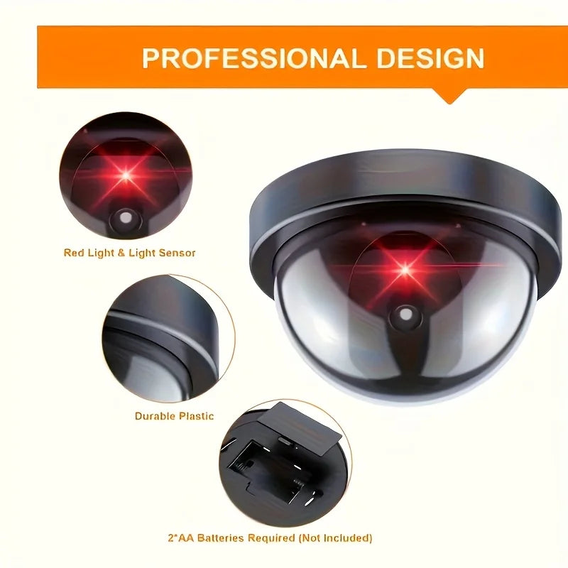 Caméra Factice LED Rouge Clignotante