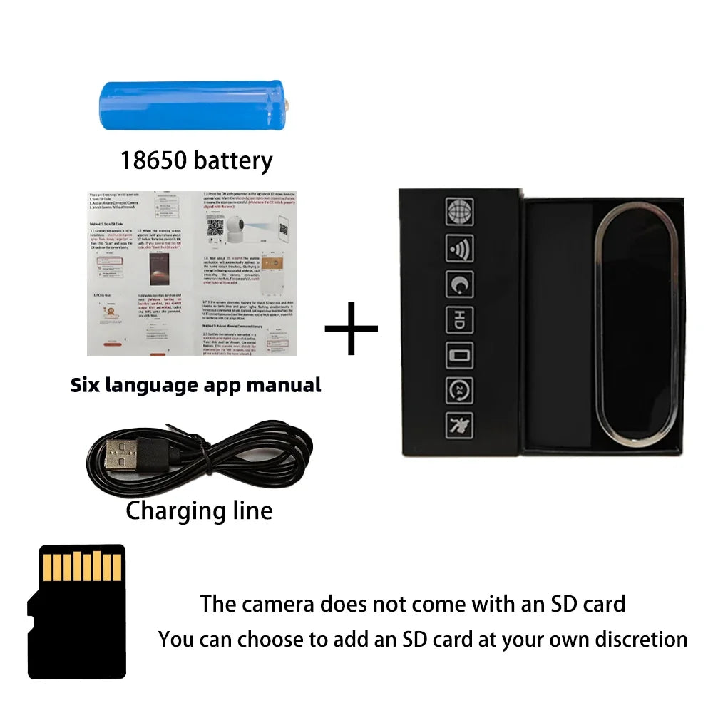 Caméra Horloge Mini Wi-Fi avec Vision Nocturne