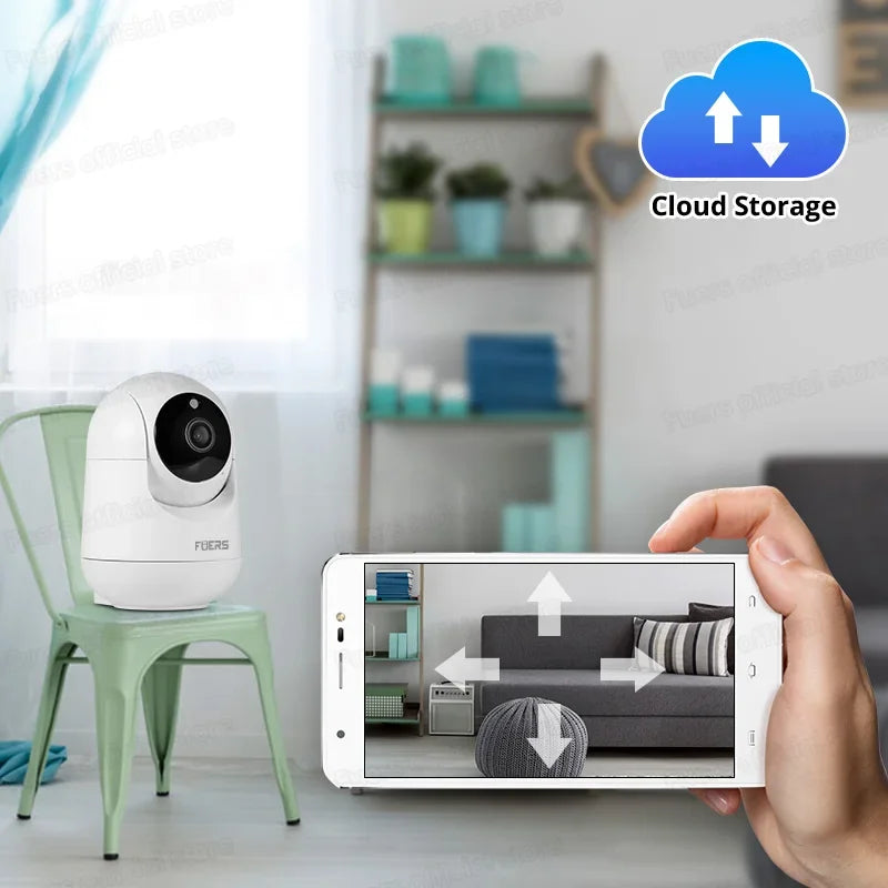 Caméra Intérieure Wi-Fi 5 MP avec Détection de Mouvement