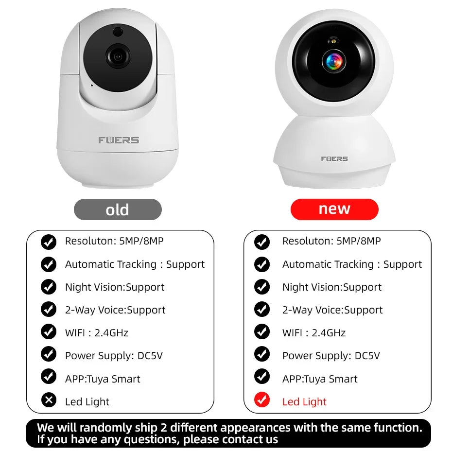 Caméra Intérieure Wi-Fi 5 MP avec Détection de Mouvement Image