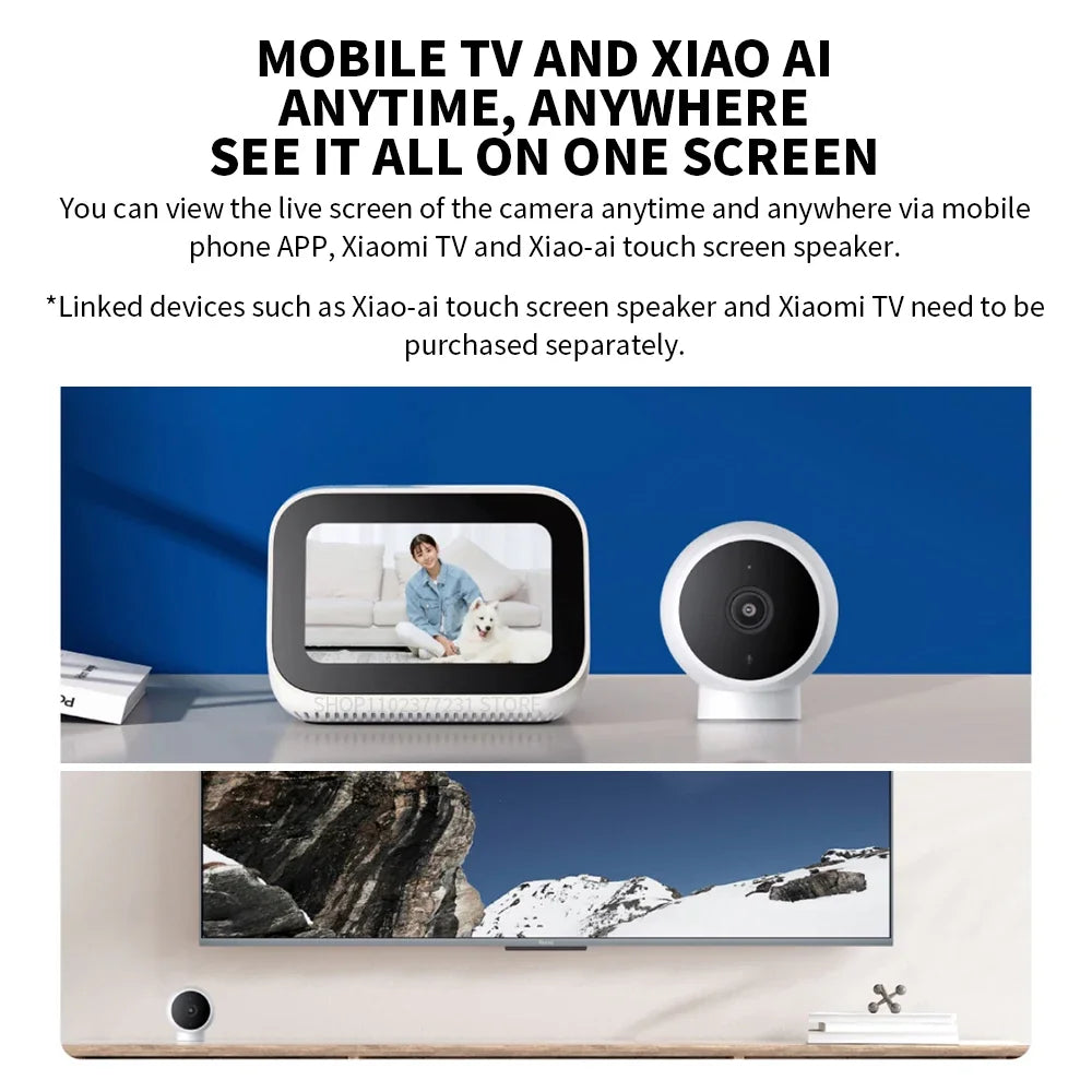 Caméra IP Intelligente 2K Avec Vision Nocturne