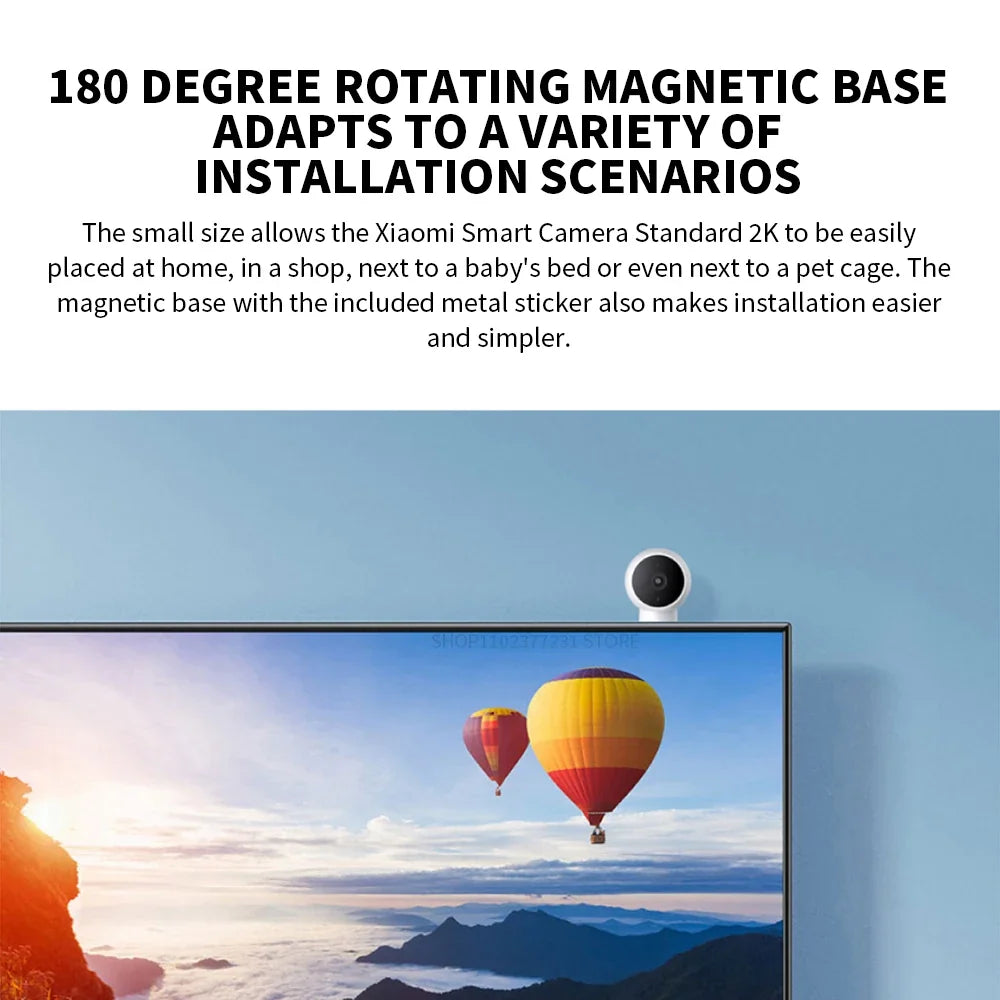 Caméra IP Intelligente 2K Avec Vision Nocturne
