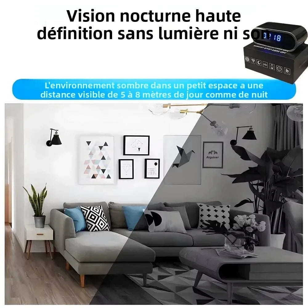 Caméra Mini WiFi Avec Vision Nocturne Et Détection