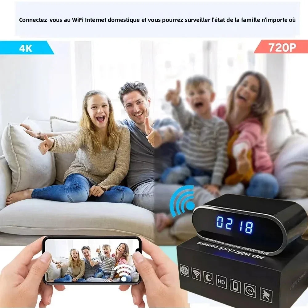 Caméra Mini WiFi Avec Vision Nocturne Et Détection