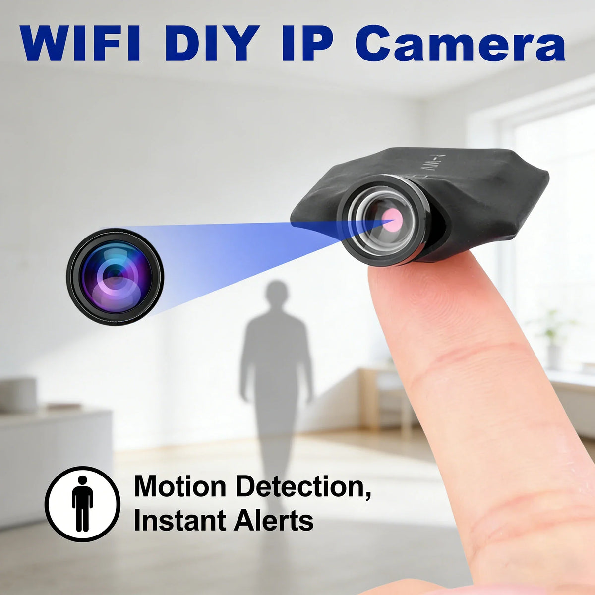 Caméra Miniature WiFi 1080P avec Détection de Mouvement