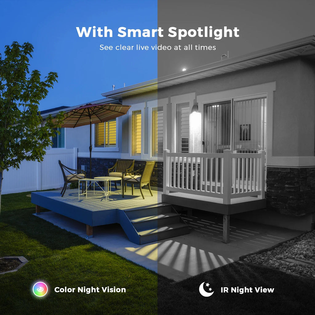 Caméra PTZ Extérieure Wi-Fi Double Écran 15MP