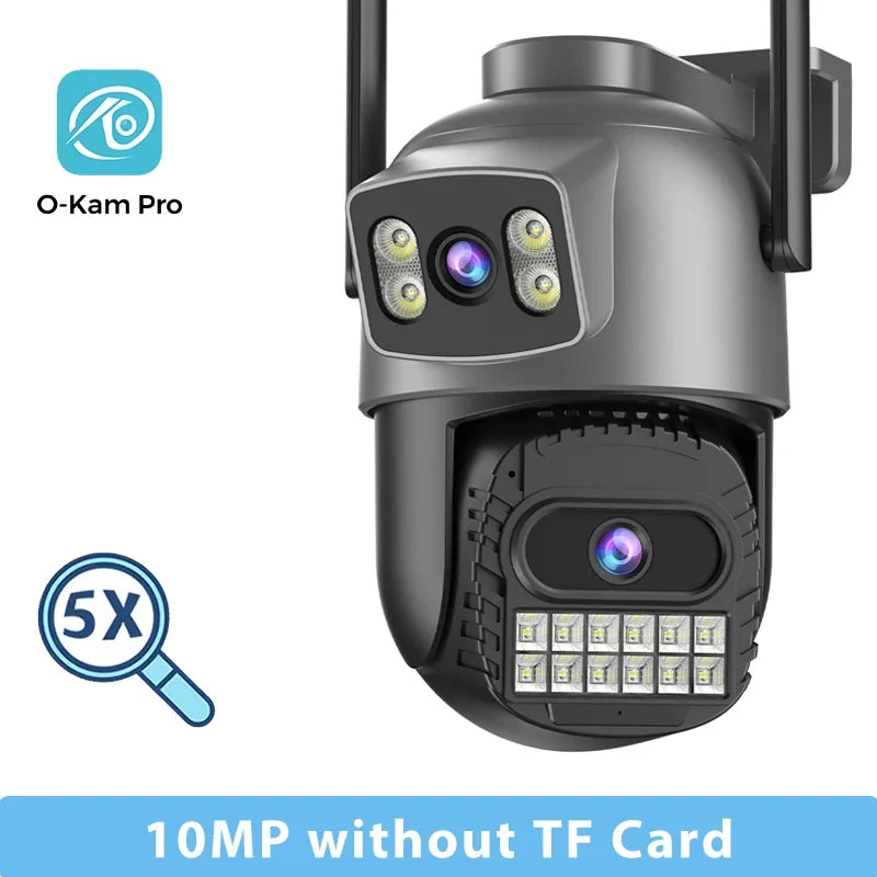Caméra PTZ Extérieure Wi-Fi Double Écran 15MP Image