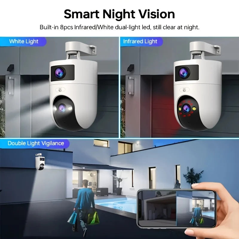 Caméra Rotative Extérieure 360° avec Suivi IA — photo 5