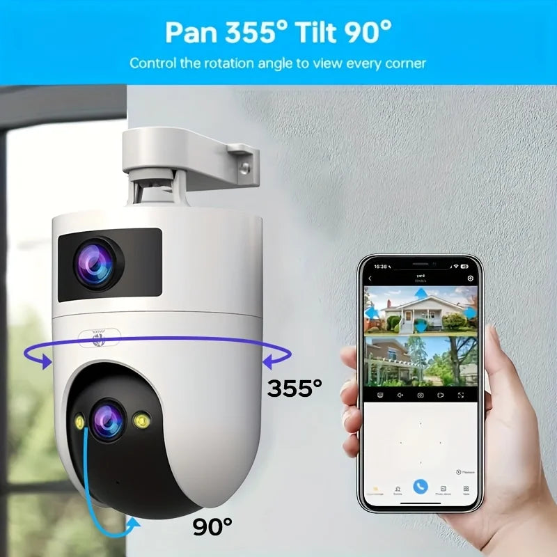 Caméra Rotative Extérieure 360° avec Suivi IA — photo 8