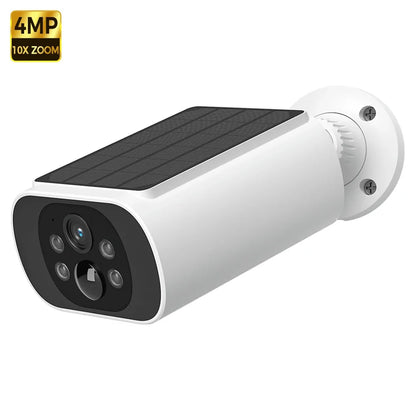 Caméra Solaire Extérieure Wi-Fi 4MP avec Vision Nocturne