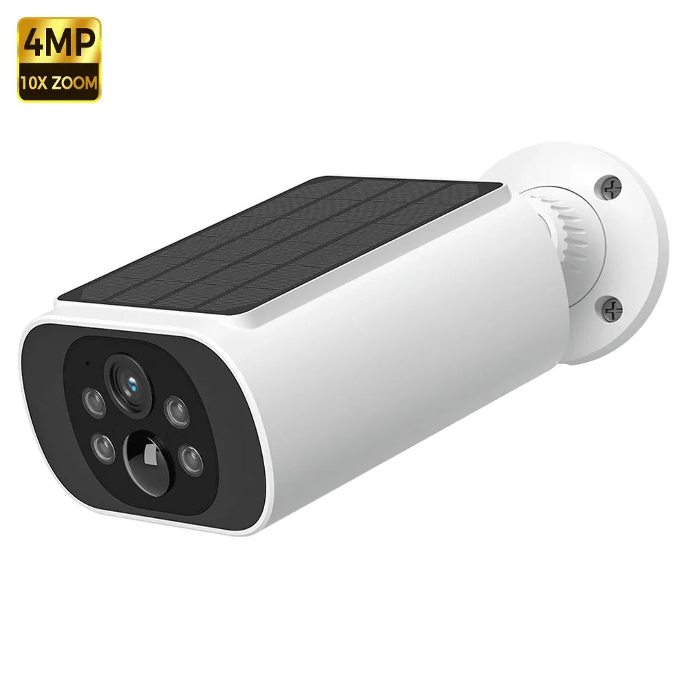 Caméra Solaire Extérieure WiFi 4MP Étanche IP67