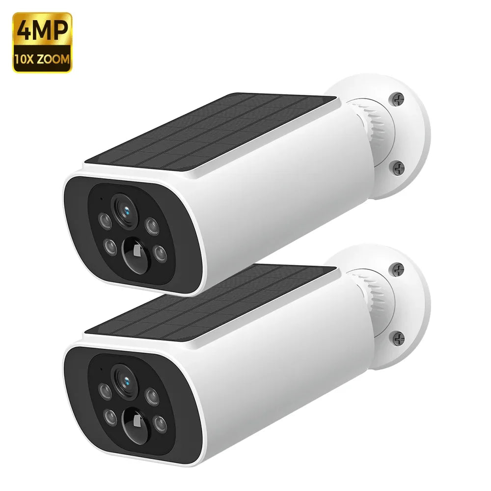 Caméra Solaire Extérieure WiFi 4MP Étanche IP67