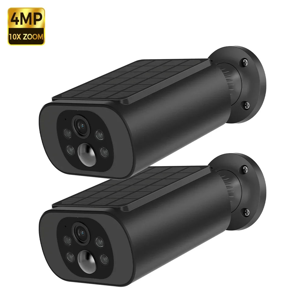 Caméra Solaire Extérieure WiFi 4MP Étanche IP67