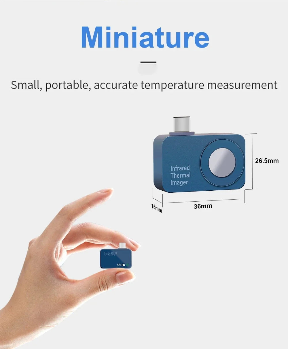 Caméra Thermique Portable USB-C Pour Diagnostic