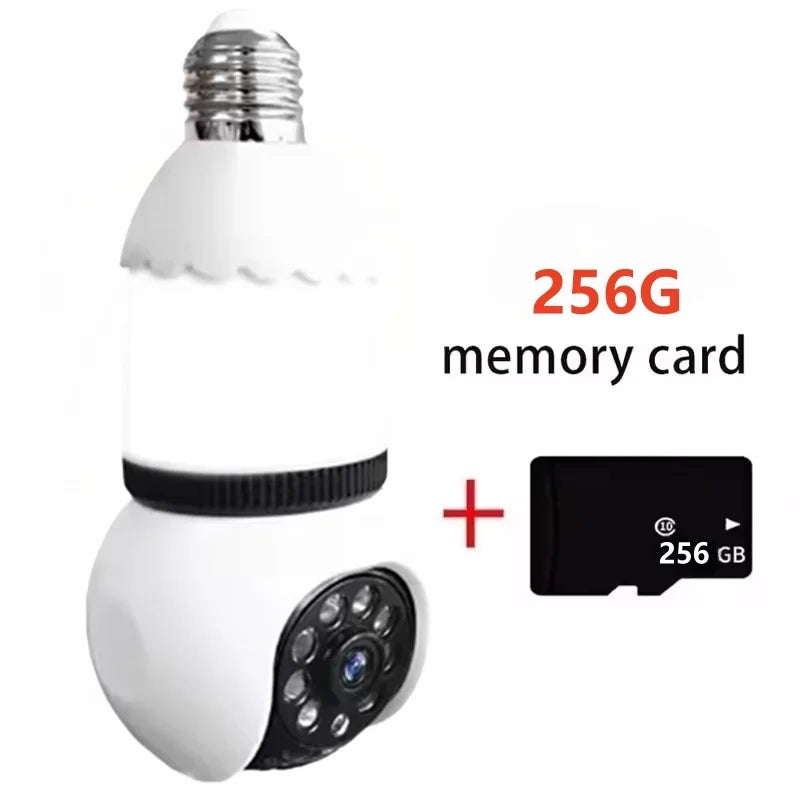 Caméra WiFi E27 8MP avec Vision Nocturne Couleur