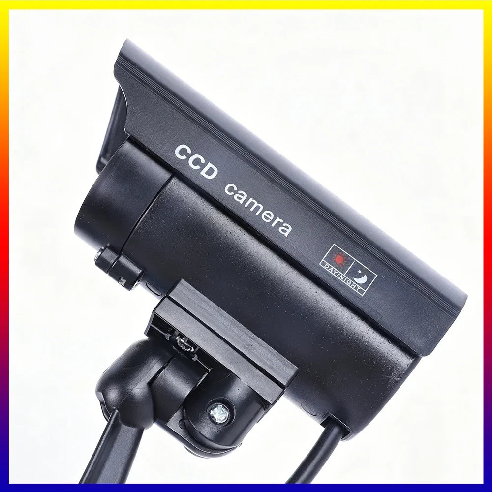 Fausse Caméra De Sécurité Étanche Avec LED Clignotante Image