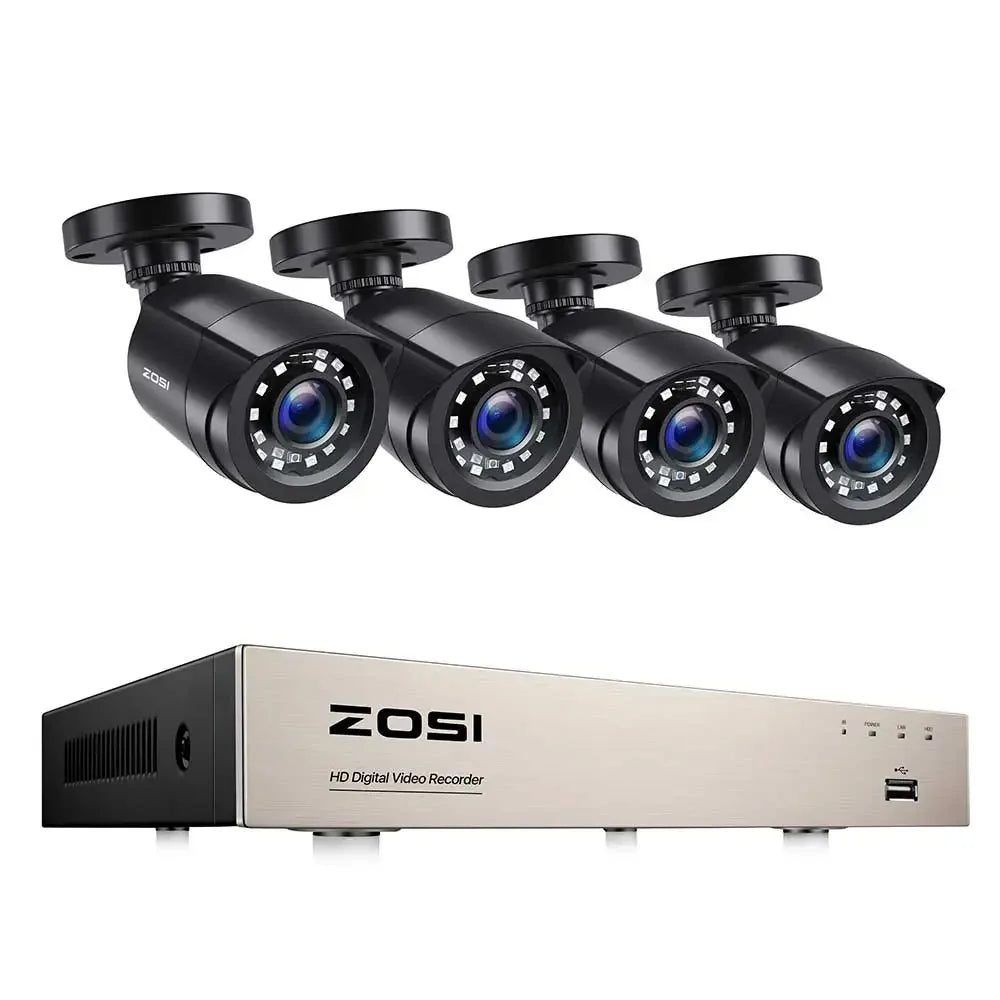 Kit Caméras De Surveillance 8 Canaux Avec Détection Intelligente