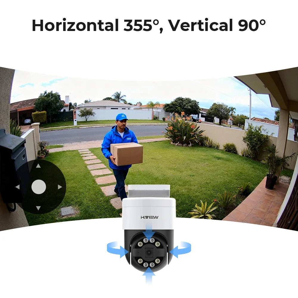 Kit Caméras De Surveillance Extérieure PTZ 4K PoE
