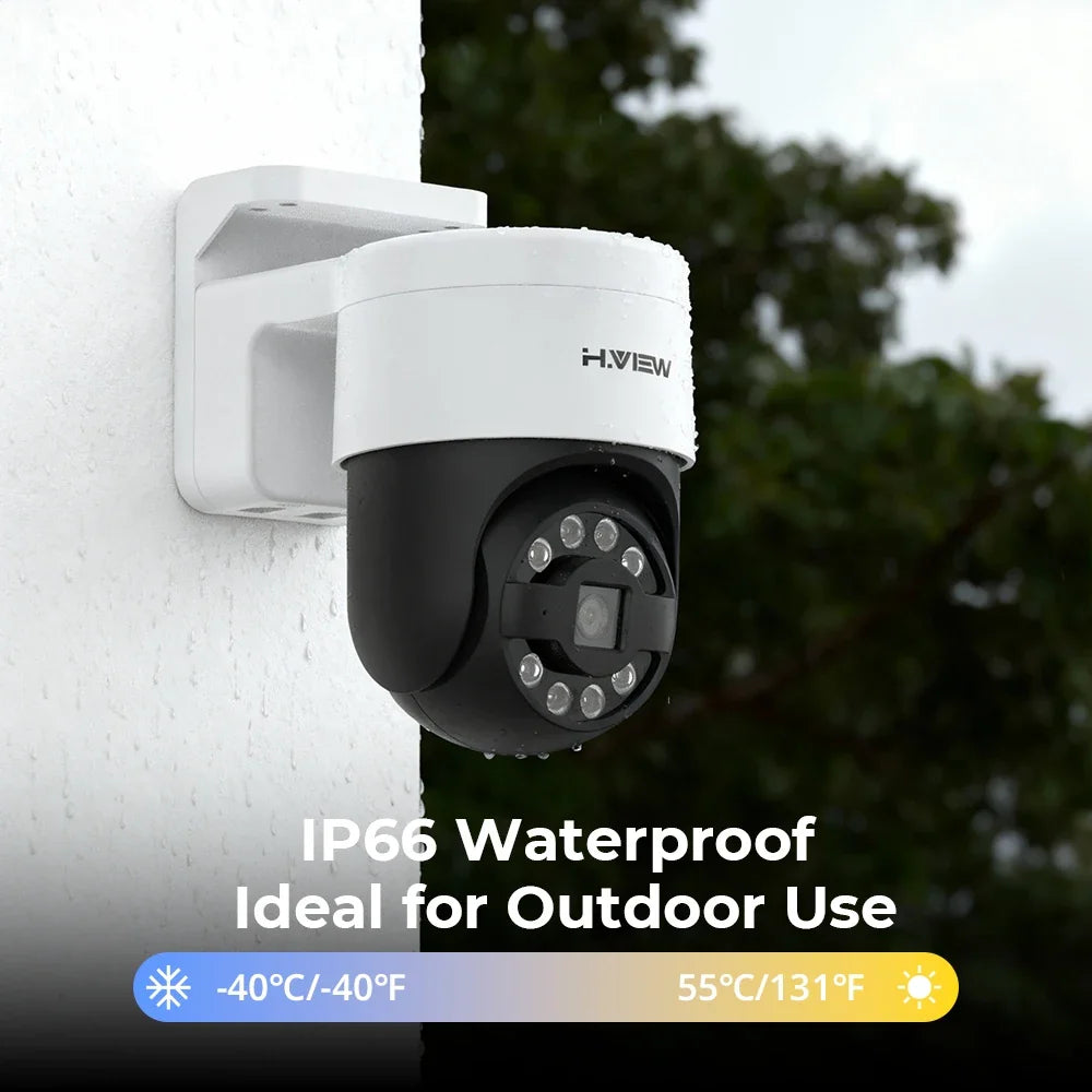 Kit Caméras De Surveillance Extérieure PTZ 4K PoE