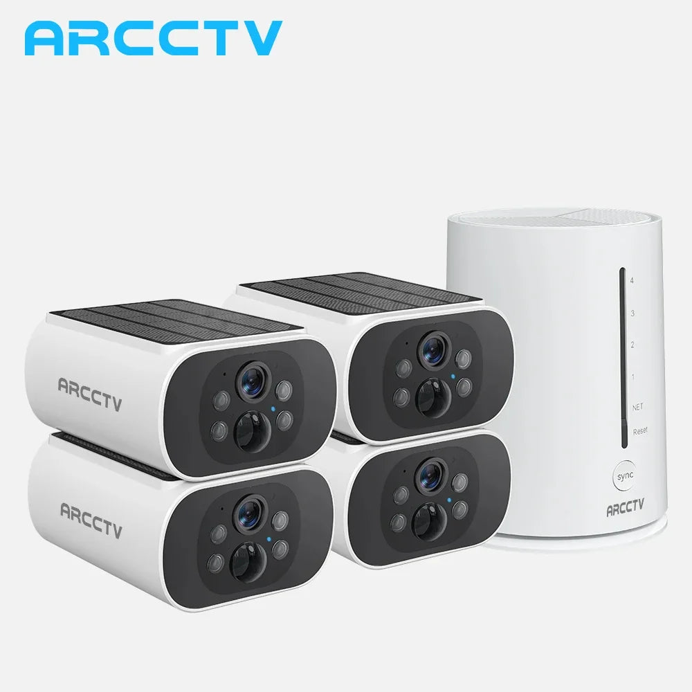 Kit de Caméras de Surveillance 4MP Sans Fil avec NVR