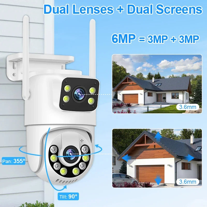 Kit De Caméras De Surveillance WiFi 6MP 8 Canaux