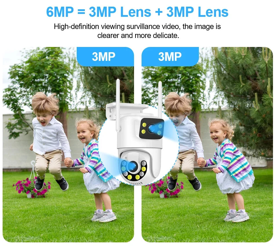 Kit De Caméras De Surveillance WiFi 6MP 8 Canaux