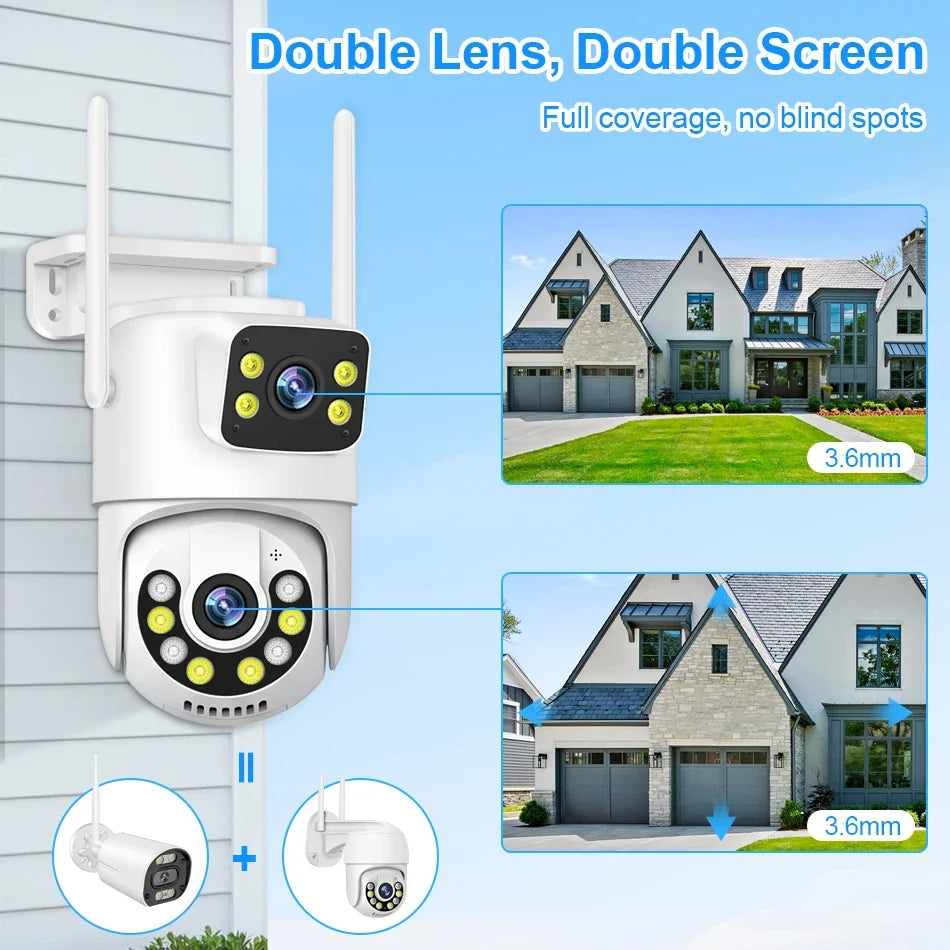 Kit De Caméras De Surveillance WiFi 6MP 8 Canaux