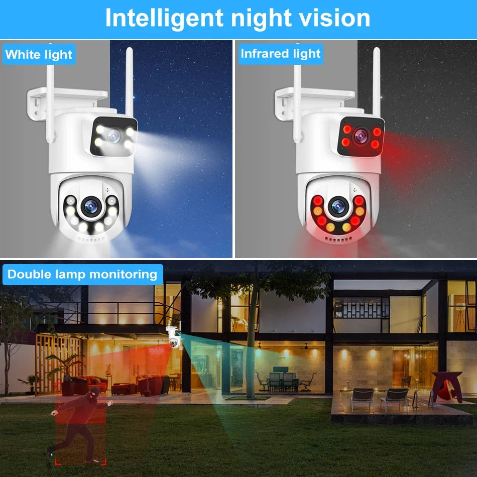 Kit De Caméras De Surveillance WiFi 6MP 8 Canaux