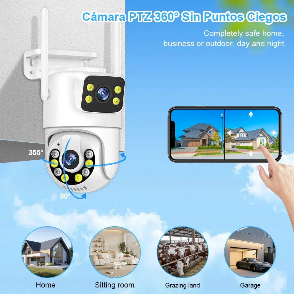Kit De Caméras De Surveillance WiFi 6MP 8 Canaux