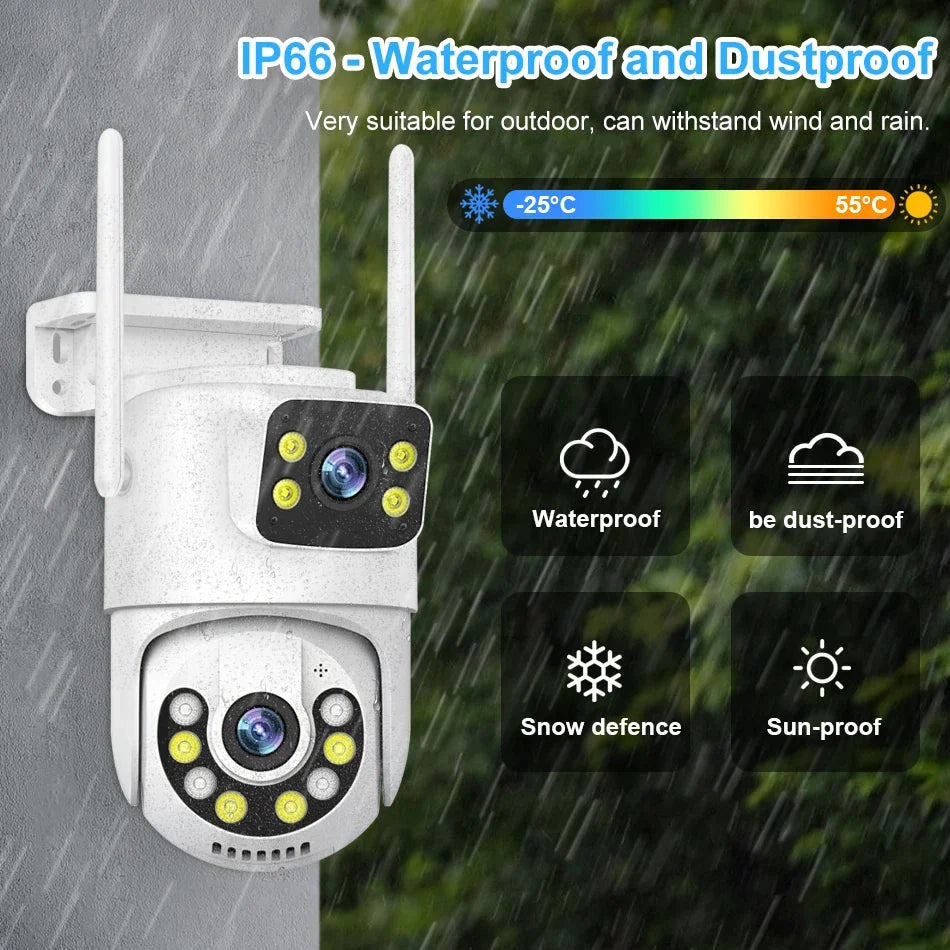 Kit De Caméras De Surveillance WiFi 6MP 8 Canaux