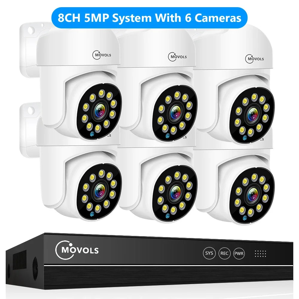 Kit De Surveillance Vidéo 4K PoE Avec Audio Bidirectionnel