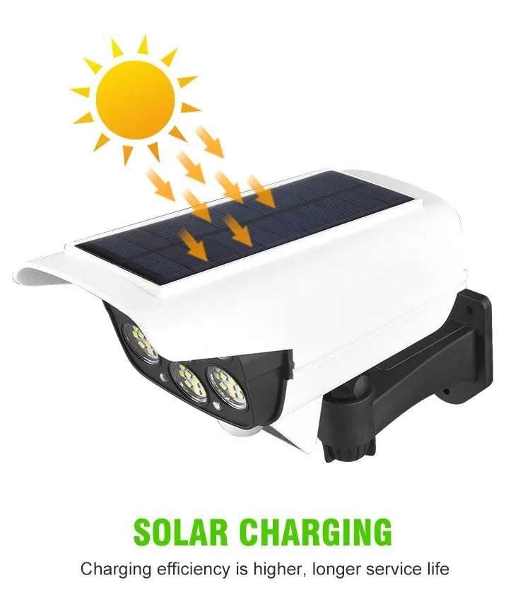 Lampe Caméra Solaire à Détecteur de Mouvement LED