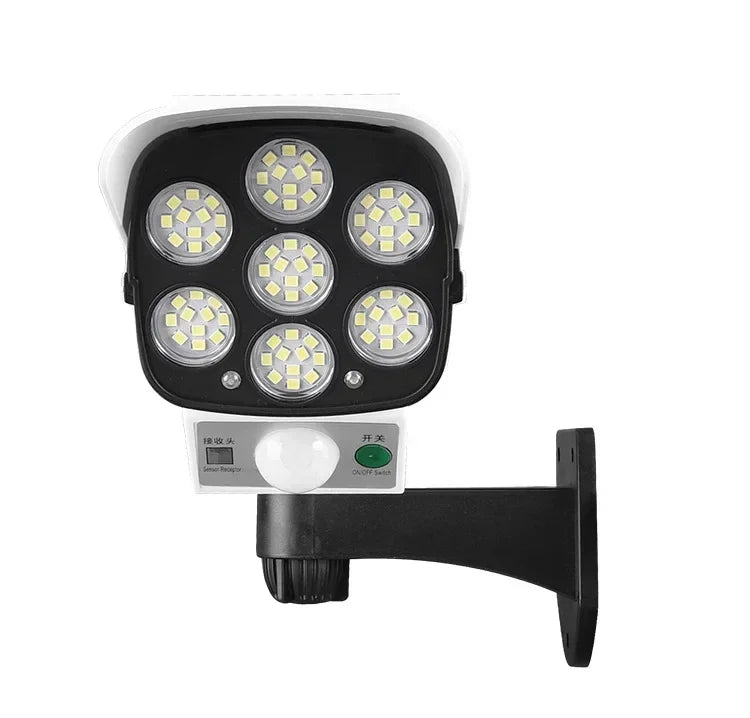 Lampe Caméra Solaire à Détecteur de Mouvement LED