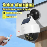 Lampe Murale Solaire Caméra Factice LED
