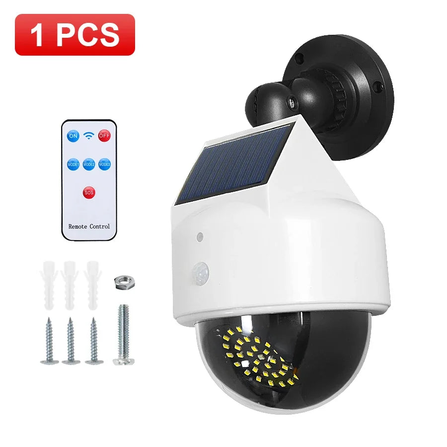 Lampe Murale Solaire Caméra Factice LED