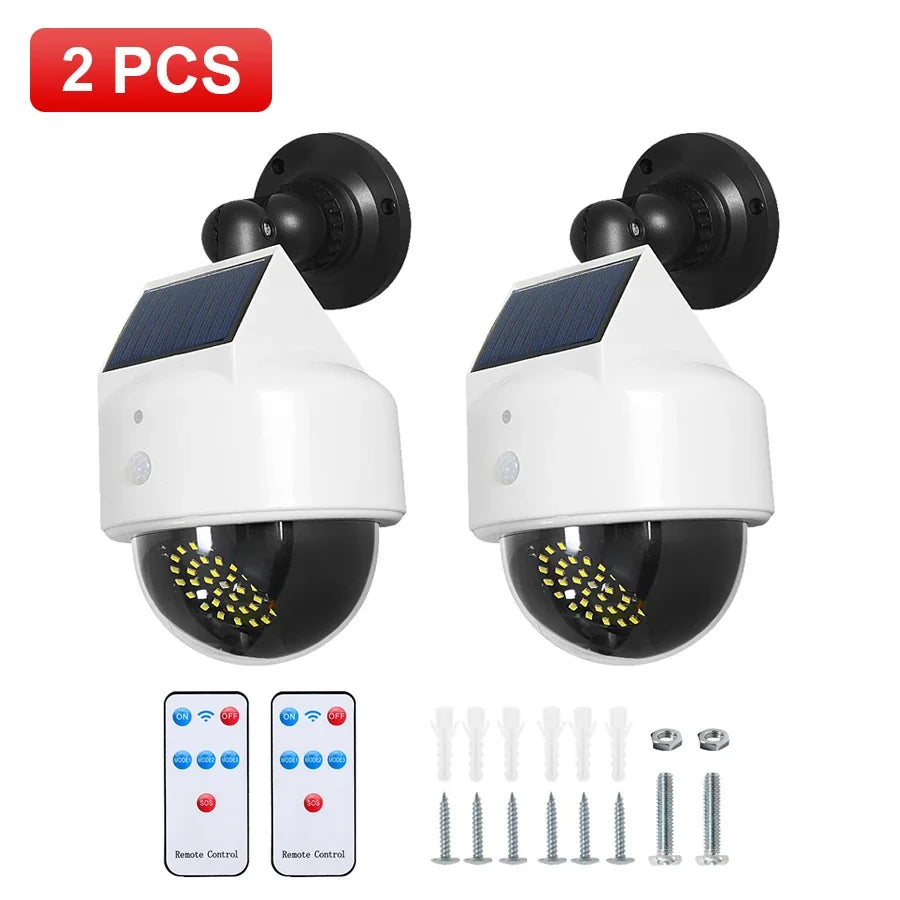 Lampe Murale Solaire Caméra Factice LED