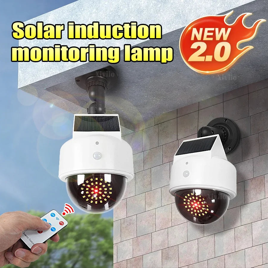 Lampe Murale Solaire Caméra Factice LED