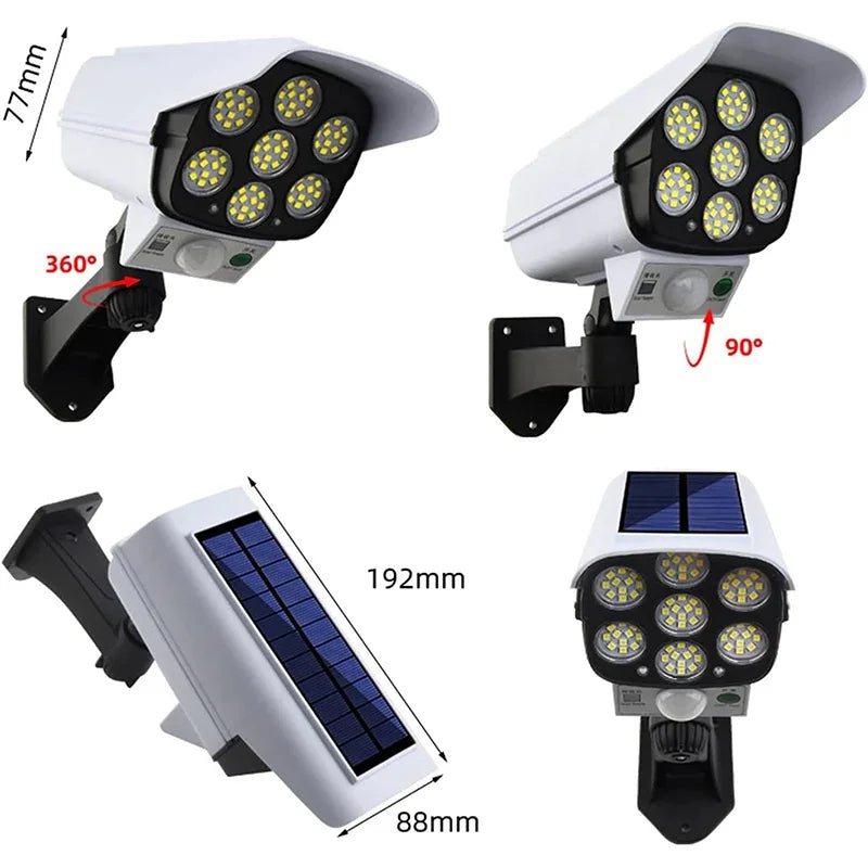 Lampe Solaire de Sécurité Avec Détecteur de Mouvement